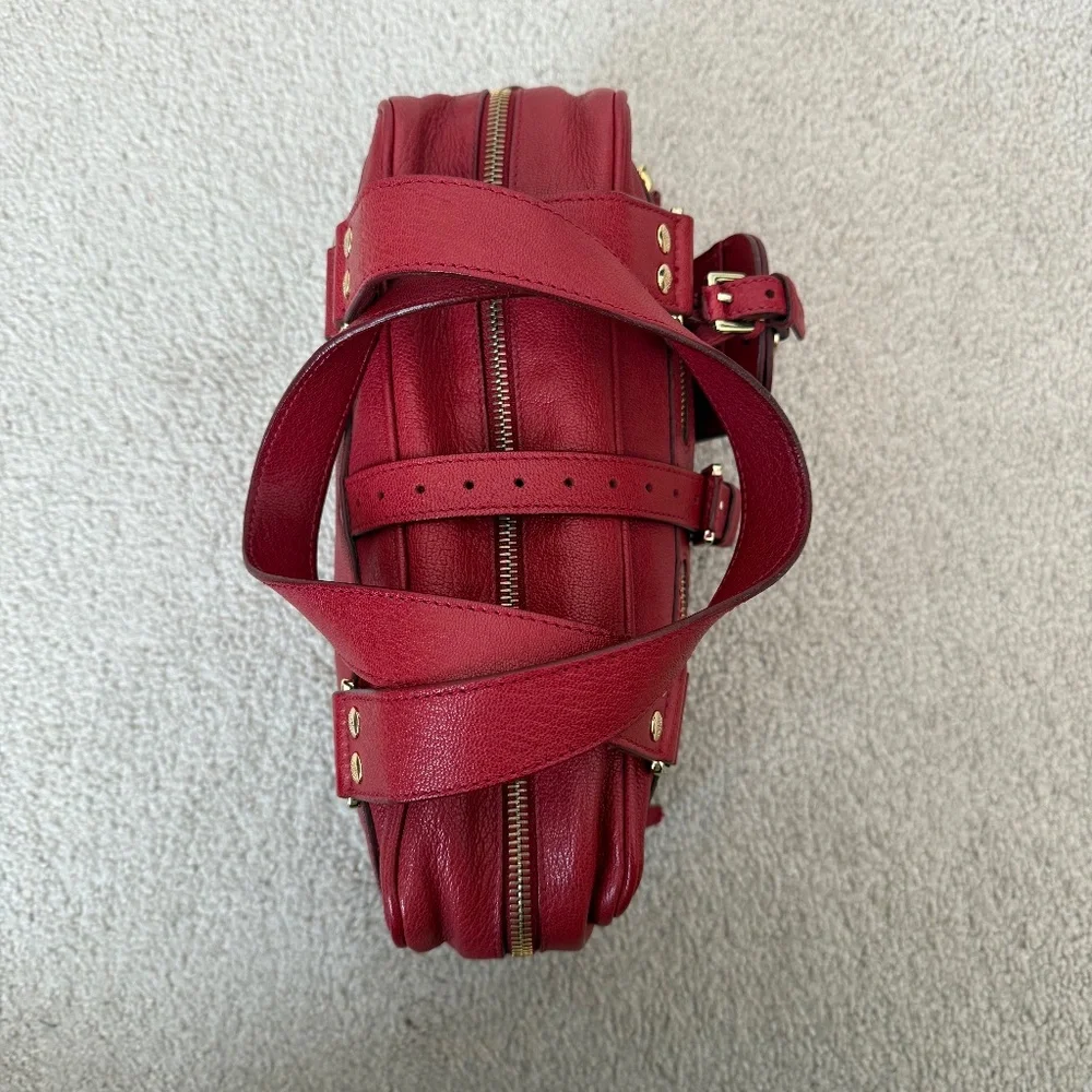 Authentic Mulberry Mabel Bag, red leather - Picture 12 of 13